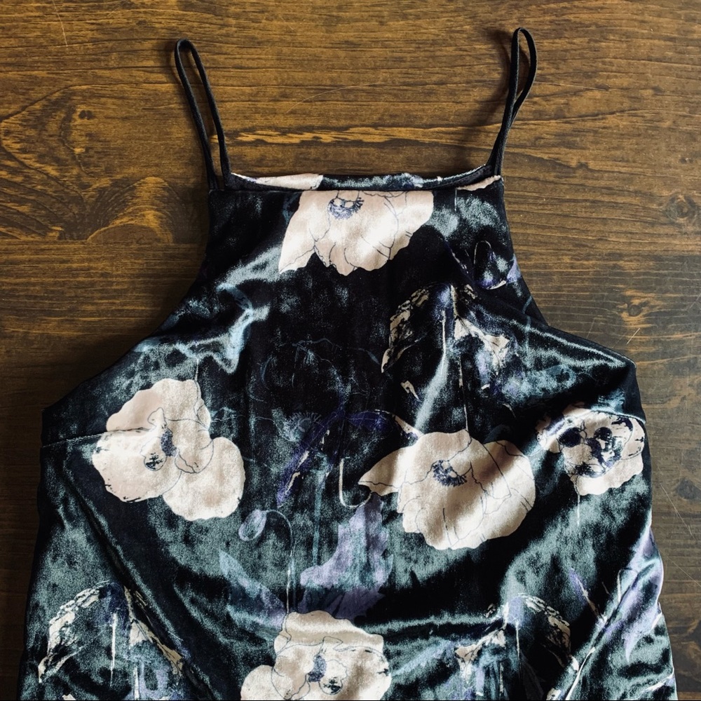 South Moon Under Sam & Lavi Crushed Velvet Shift Dress